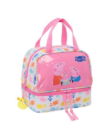 Portameriendas Termo Peppa Pig "Baby Pig" 20X20X15Cm