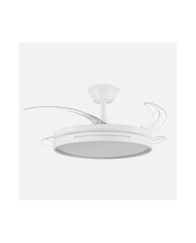 VENTILADOR DC 59W MICENAS BLANCO 4 ASPAS TRANSP. 1 06D 6 VELOC. 6980LM 3...