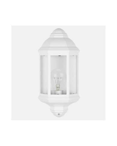 APLIQUE EXTERIOR ALUMINIO SHAULA 1XE27 BLANCO IP44 36,5X16,5X9,5 CM