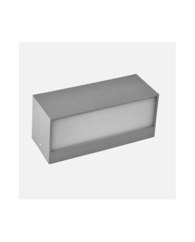 APLIQUE EXTERIOR MASALA 1XE27 GRIS IP65 POLICARBON ATO 9X23X10,1 CM