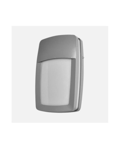 APLIQUE EXTERIOR ALUMINIO ALTAIR 1XE27 GRIS IP44 8 ,5X30,5X18,5 CM