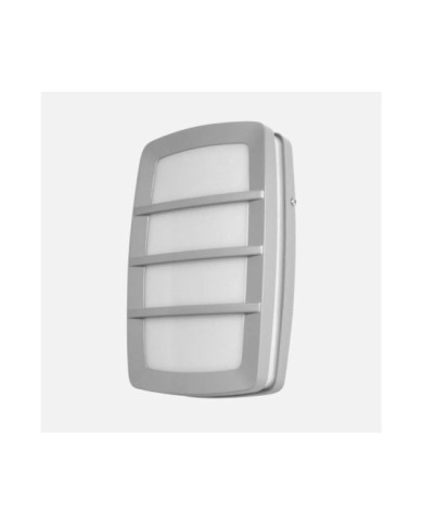 APLIQUE EXTERIOR ALUMINIO CAPELLA 1XE27 GRIS IP44 8,5X30X18,5 CM