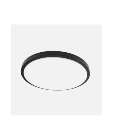 PLAFON KIRAT 36W 3000-4000-6500K BLANCO/NEGRO 3528 LM 7,5X39X39CM C/REMOTO Y...