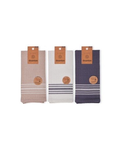 PAÑO COCINA SURTIDO COLORES BRIOCHE UNIDADES 40cm x 65cm