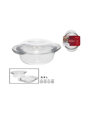 CACEROLA CON TAPA 26X20X10,5 CM