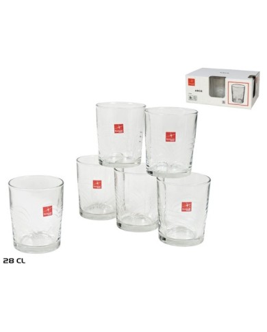 SET 6 VASOS AGUA ARCO 28 CL. XXXXX