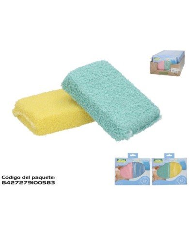 ESPONJA FORRADA RIZO 583