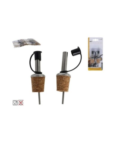 SET VERTEDOR  X2 - ACERO INOX