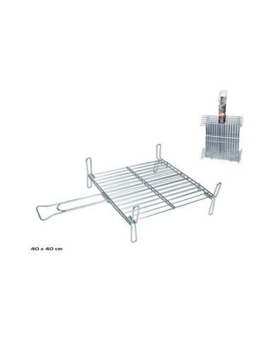 PARRILLA DOBLE 40X40