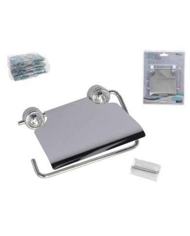 PORTARROLLOS PARED BADEN CROMADO