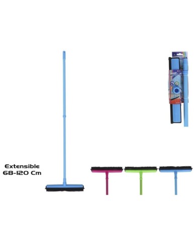 CEPILLO GOMA C/ PALO 68-120CM 3 SURT.