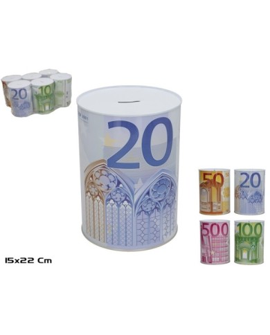 HUCHA METAL XXL EURO 15X22 CM