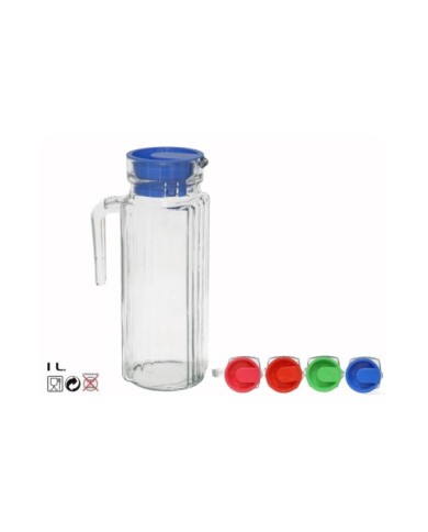 JARRA FRIGO 1L CRISTAL LONDRES TAPA 4 C.