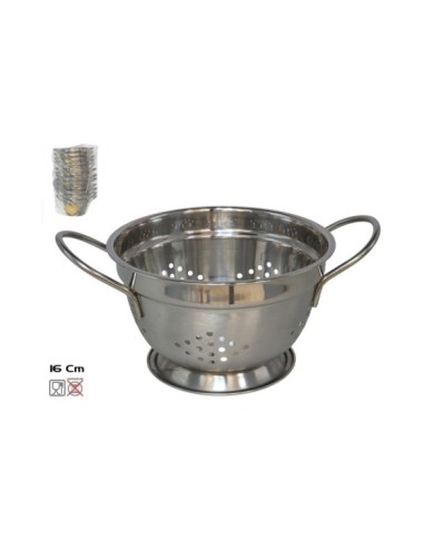 COLADOR ESCURRIDOR INOX. 16CM ELLE