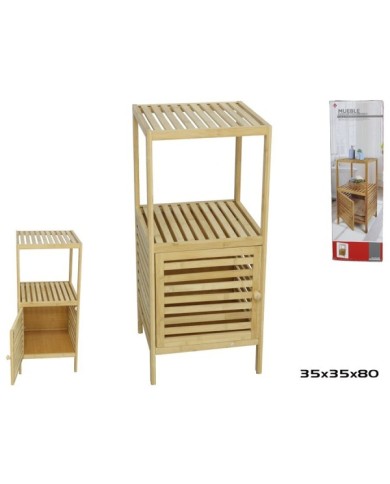 MUEBLE AUXILIAR CON ARMARIO 2 ALTURAS 35X3