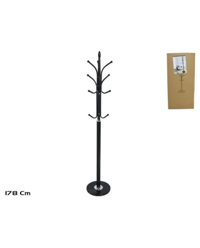 PERCHERO 178 CM NEGRO