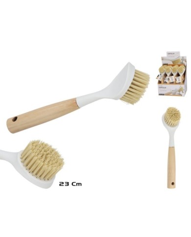 CEPILLO COCINA MANGO MADERA 22X5X3 CM