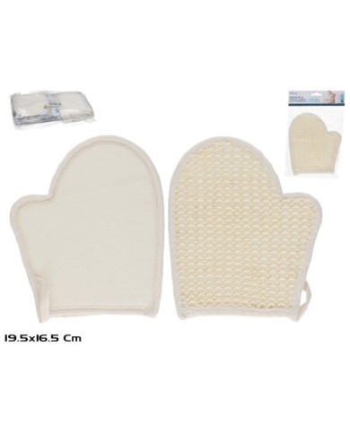 MANOPLA SISAL EXFOLIANTE 19,5X16,5X0,3 CM