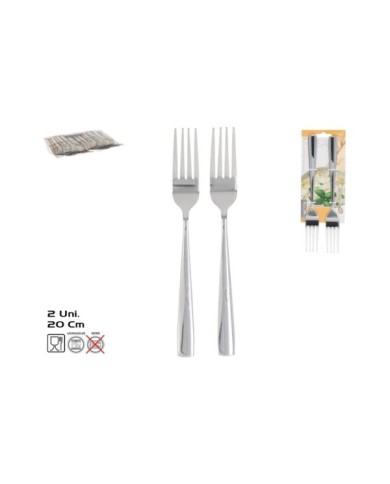 TENEDOR MESA X2 20 CM