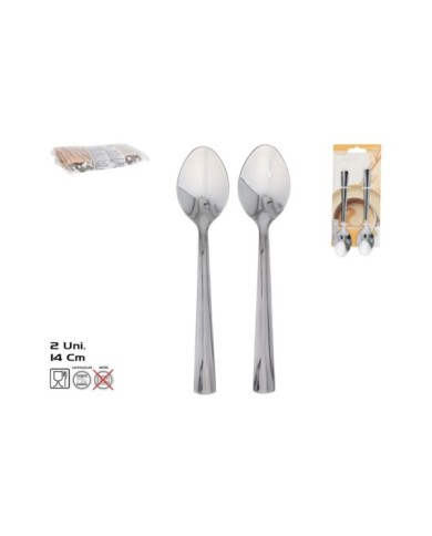 CUCHARA CAFE X2 14 CM