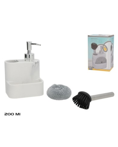 DOSIFICADOR JABON 200ML COCINA 11,2X9,3X16,6