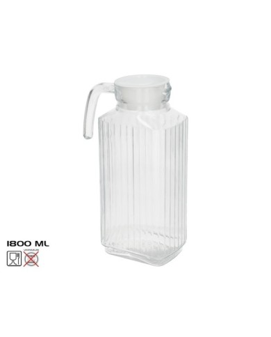 JARRA CRISTAL C/TAPA 1800ML