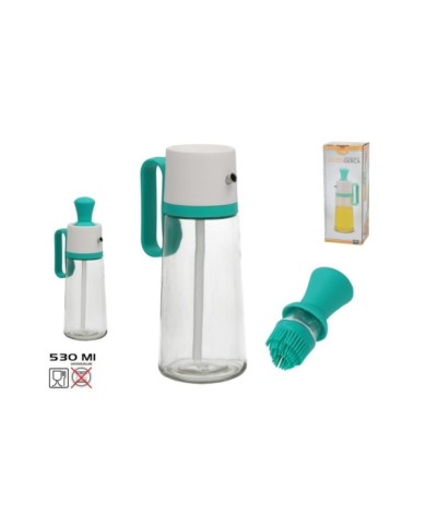 ACEITERA/VINAGRERA CON BROCHA 530 ML GERC