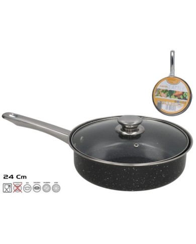 SARTEN C/TAPA SEATTLE 24CM