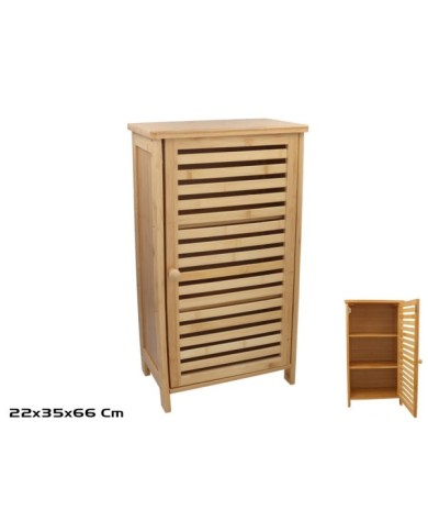 MUEBLE AUXILIAR BAMBU STEVE 35X22X66CM