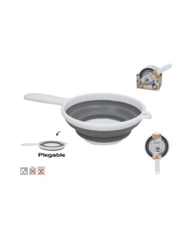 COLADOR PLEGABLE C/MANGO OLGA 35.5X20X8C